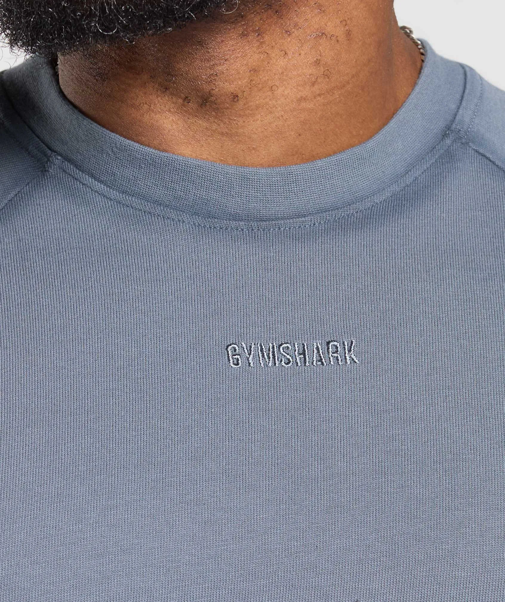 Gymshark Heavyweight T-Shirt - Iron Blue sold by Gymshark product image thumbnail 5