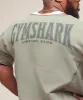 Gymshark Heritage Washed Rag Top - Stone Grey sold by Gymshark