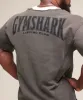 Gymshark Heritage Washed Rag Top - Onyx Grey sold by Gymshark