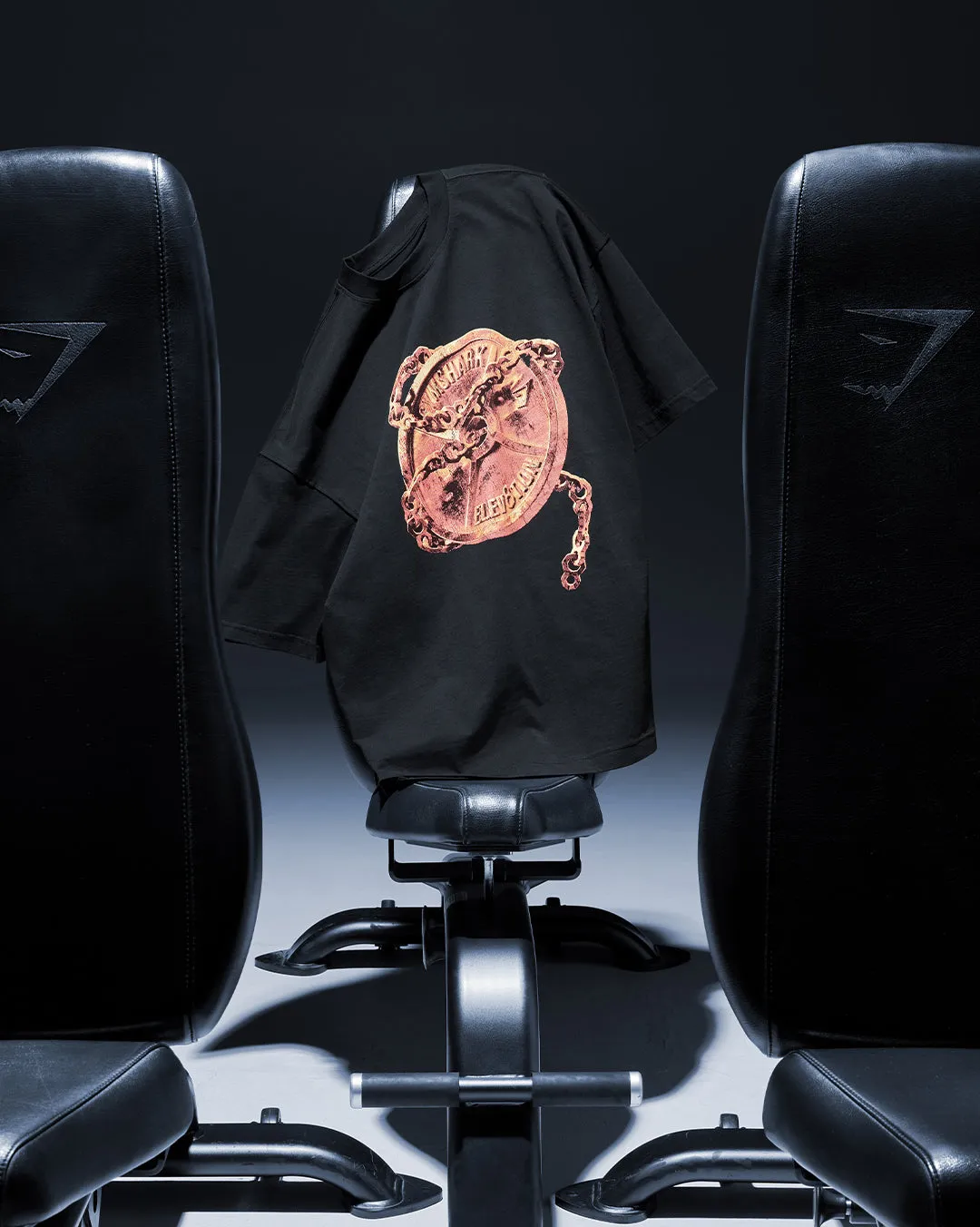 Gymshark GS x Elev8tion Graphic Tee - Black sold by Gymshark product image thumbnail 2