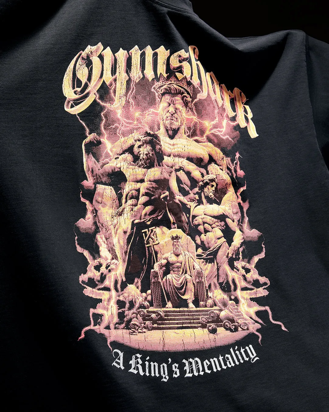 Gymshark GS x Kingsgym Graphic Tee - Black sold by Gymshark product image thumbnail 2