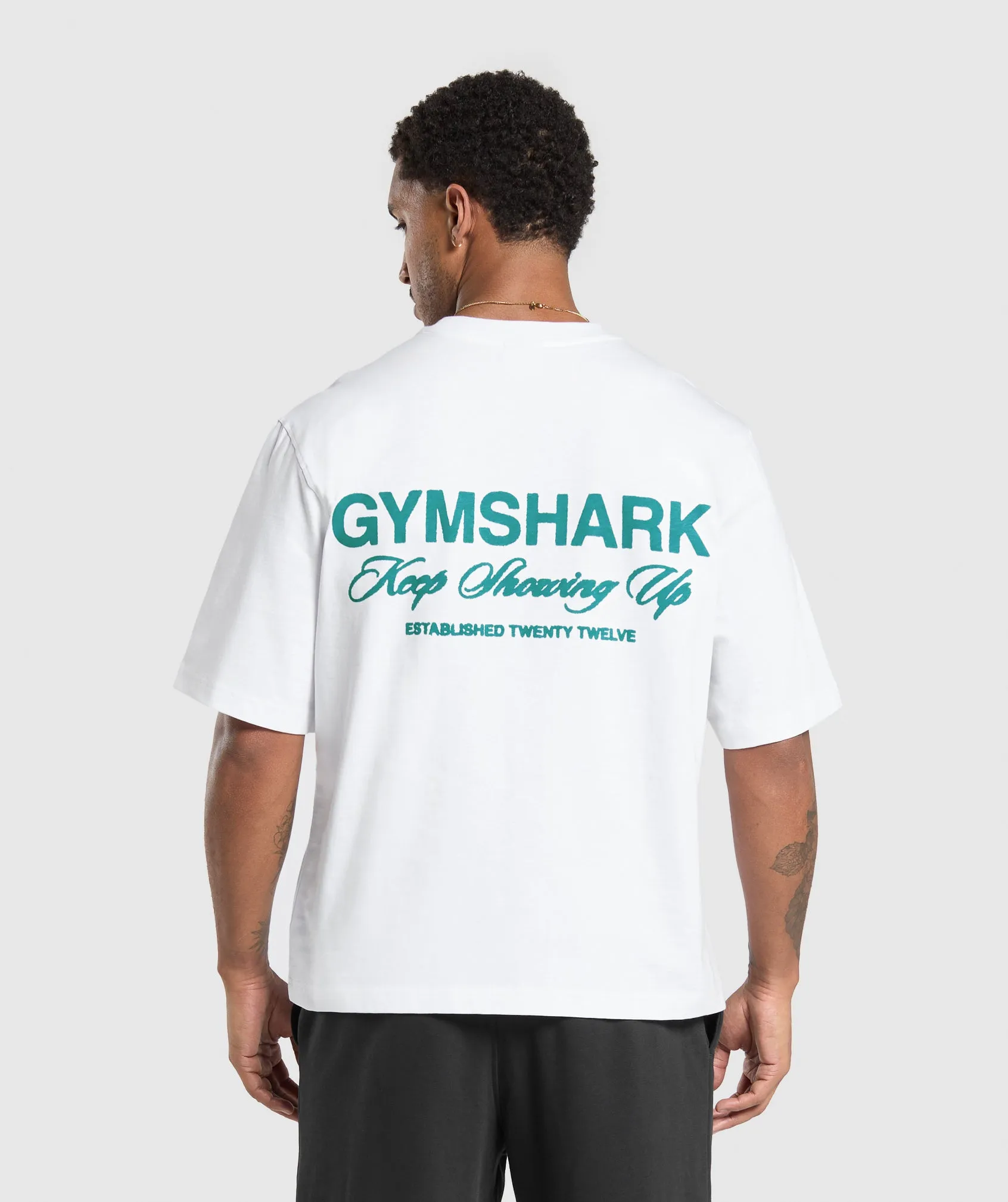 Gymshark EST 2012 T-Shirt - White sold by Gymshark