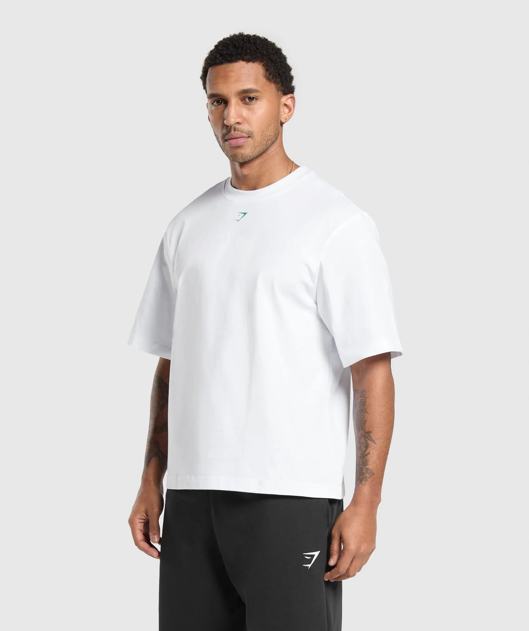 Gymshark EST 2012 T-Shirt - White sold by Gymshark product image thumbnail 3