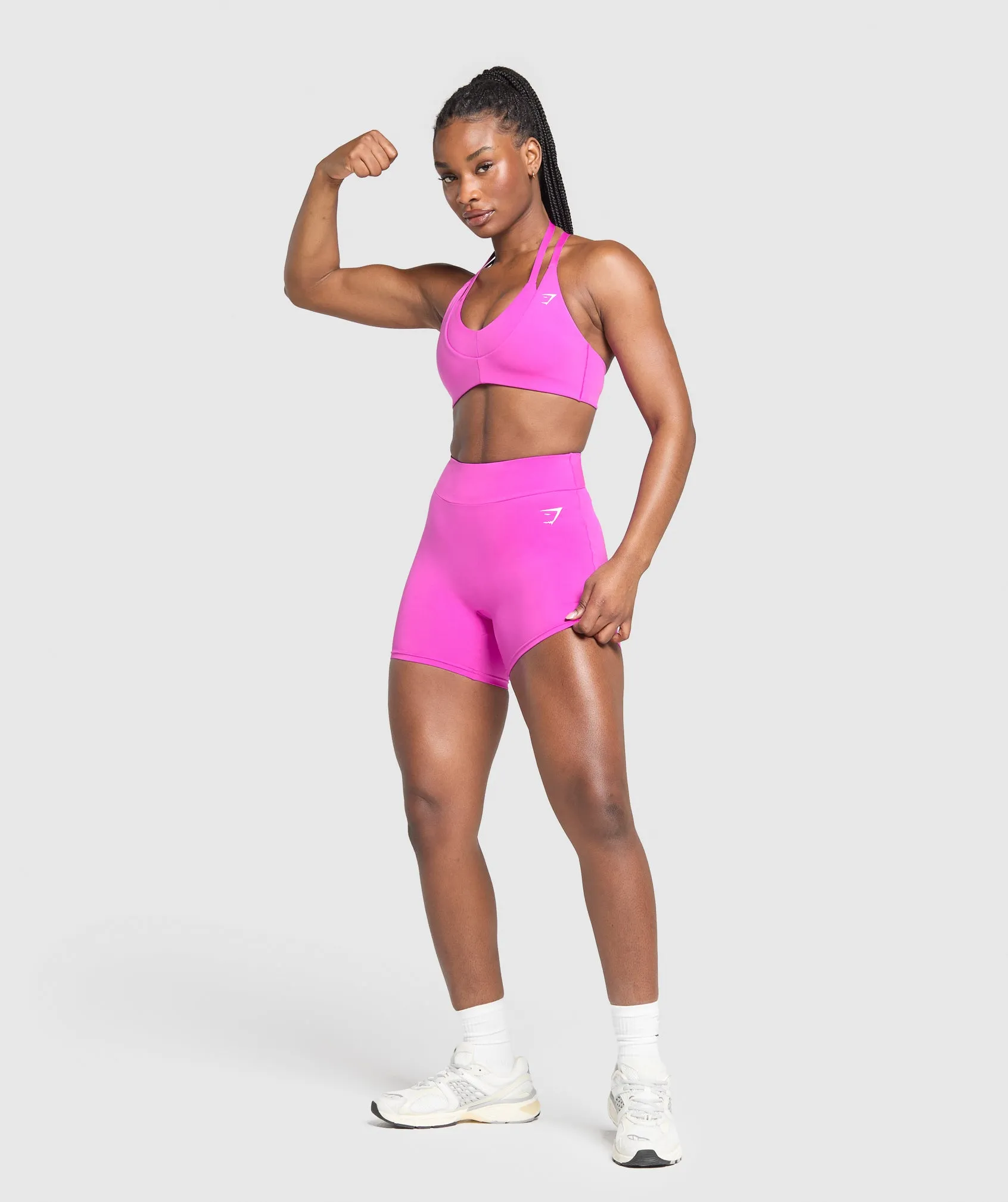 Reps Power Tight Shorts - Vibrant Pink sold by Gymshark product image thumbnail 4