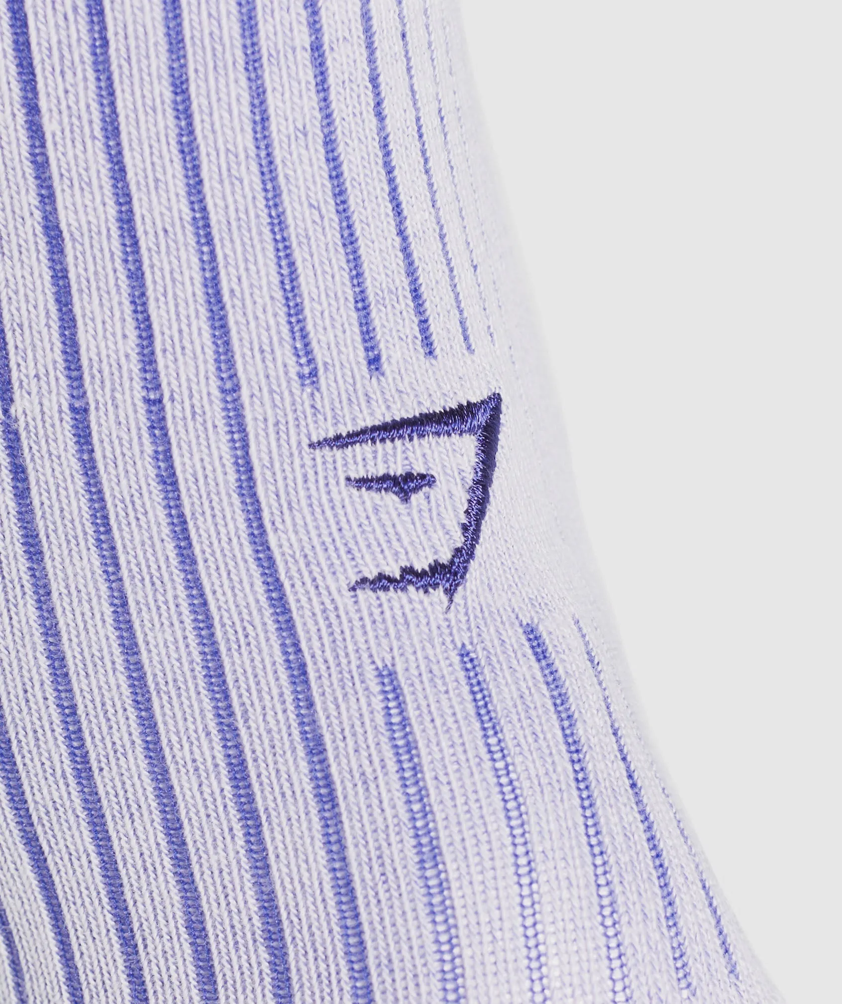 Gymshark Frill Crew Single Sock - Fresh Lilac/Cobalt Purple sold by Gymshark product image thumbnail 3