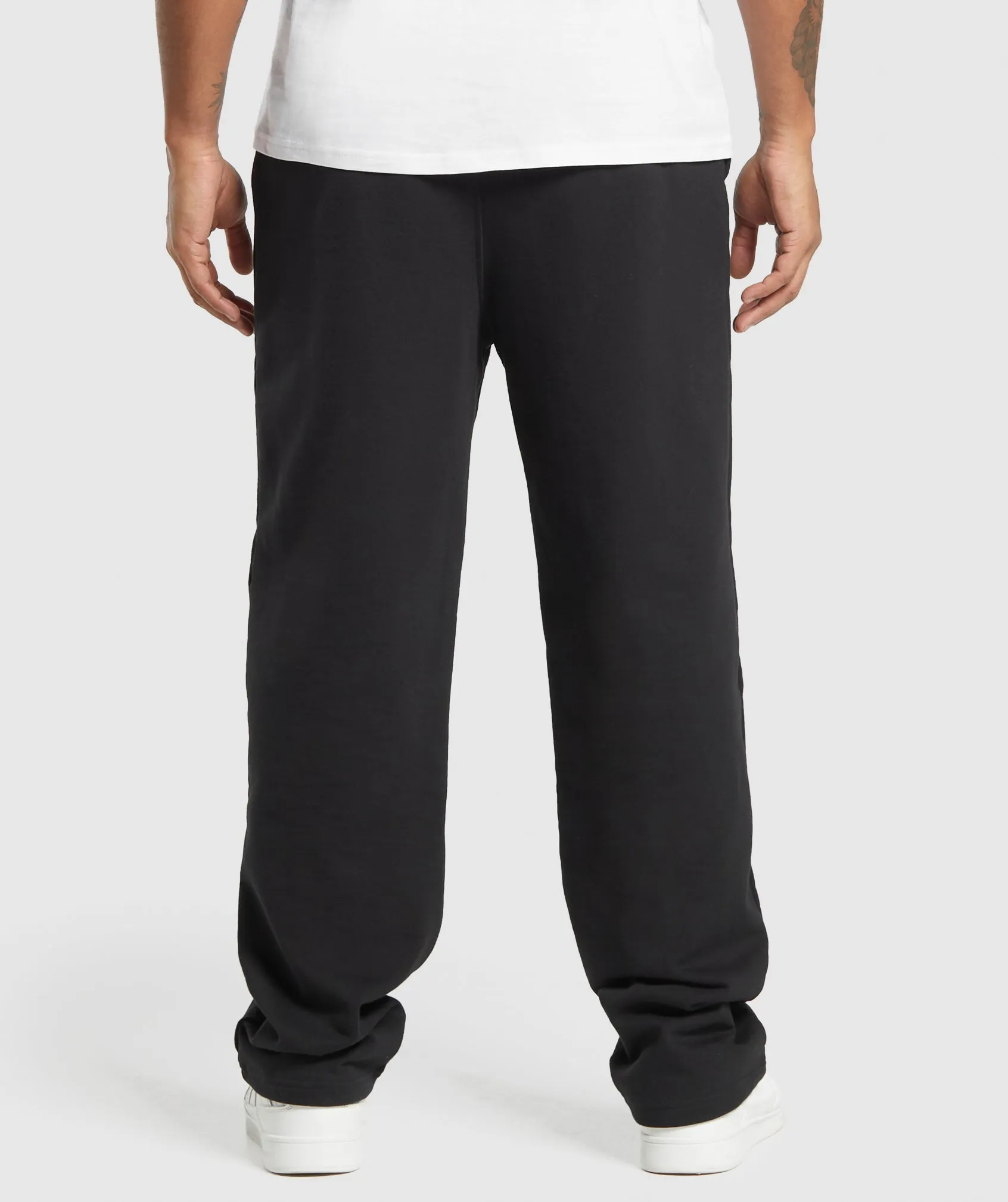 Gymshark EST 2012 Straight Leg Joggers - Black sold by Gymshark product image thumbnail 2