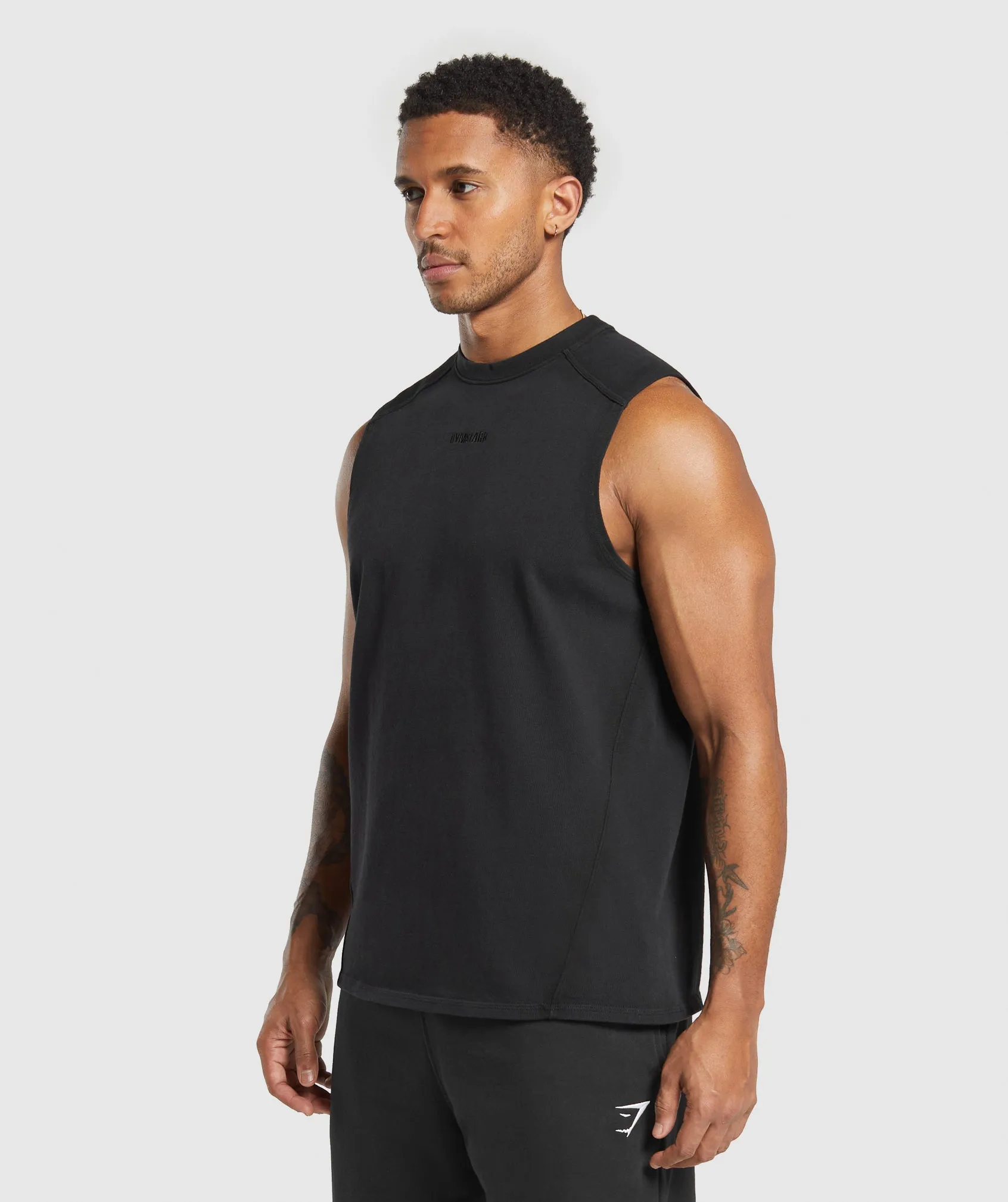 Gymshark Heavyweight Tank - Black sold by Gymshark product image thumbnail 3