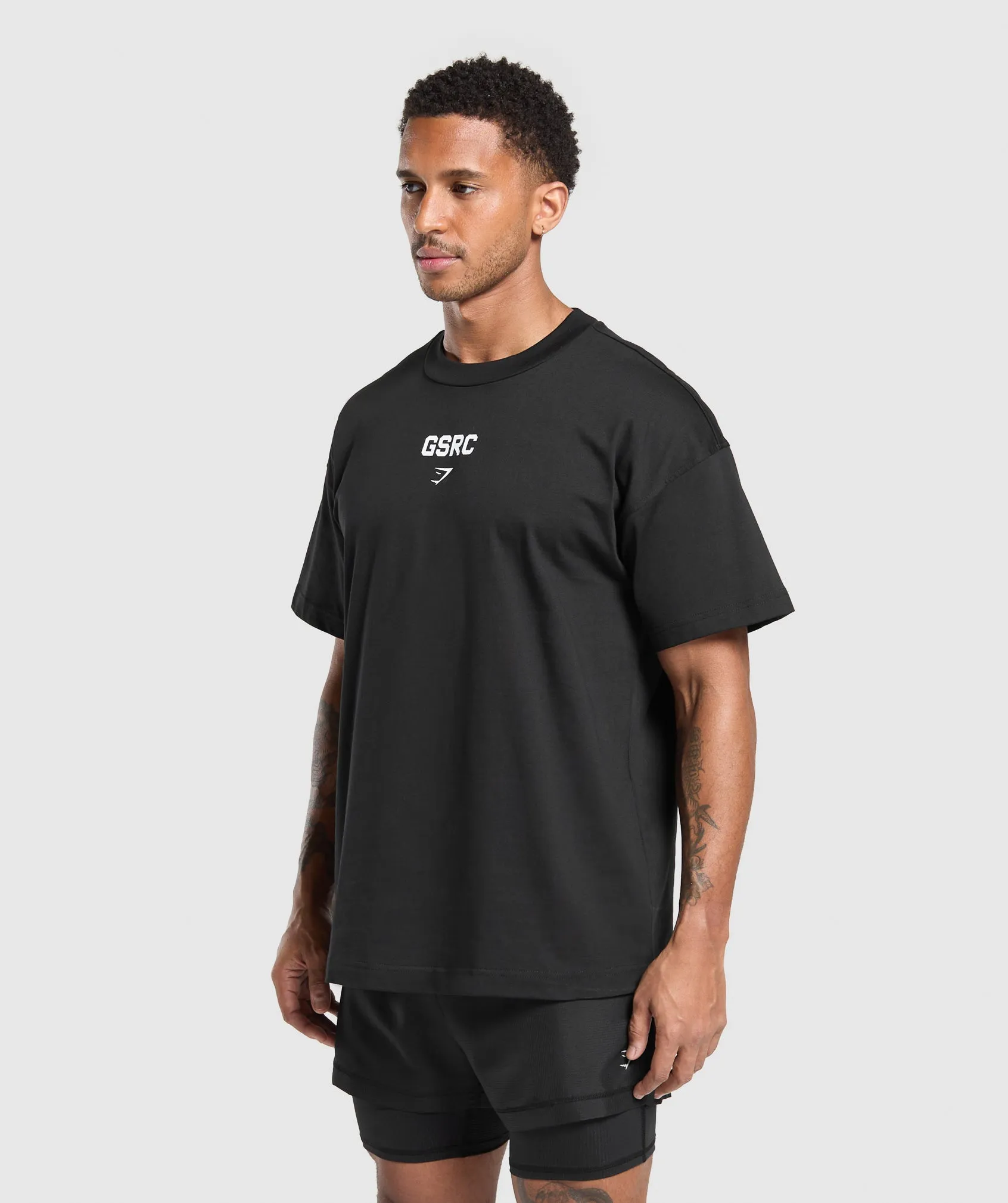 Gymshark GSRC T-Shirt - Black sold by Gymshark product image thumbnail 3