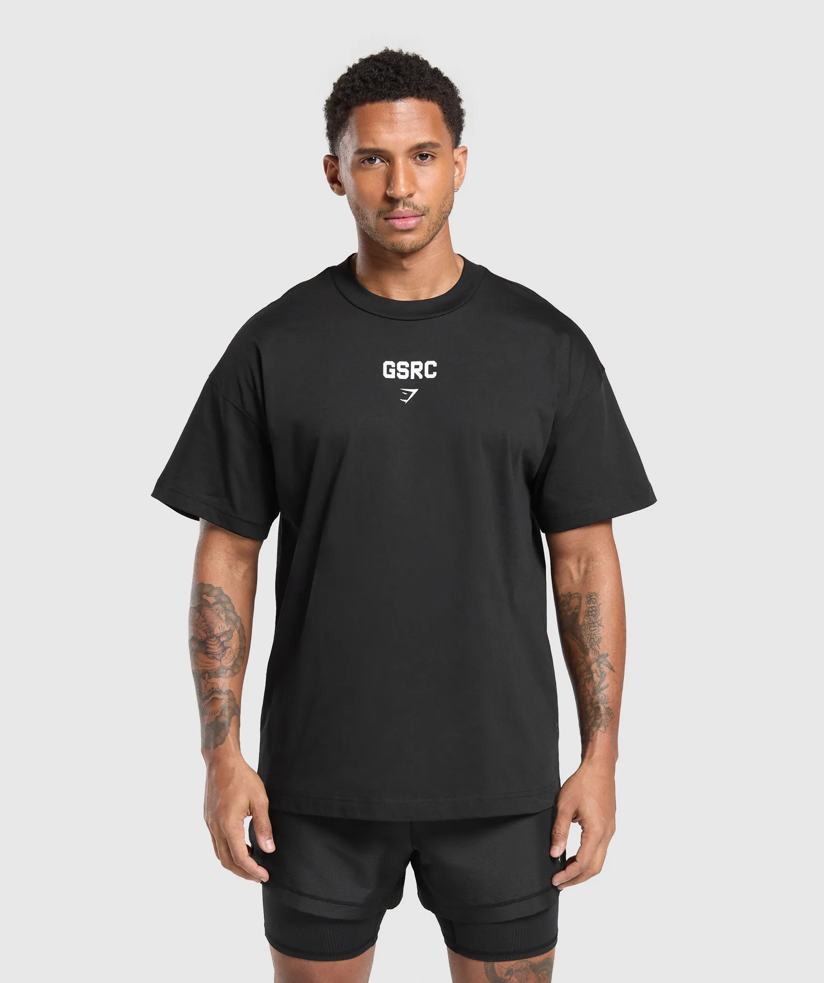 Gymshark GSRC T-Shirt - Black sold by Gymshark product image thumbnail 2