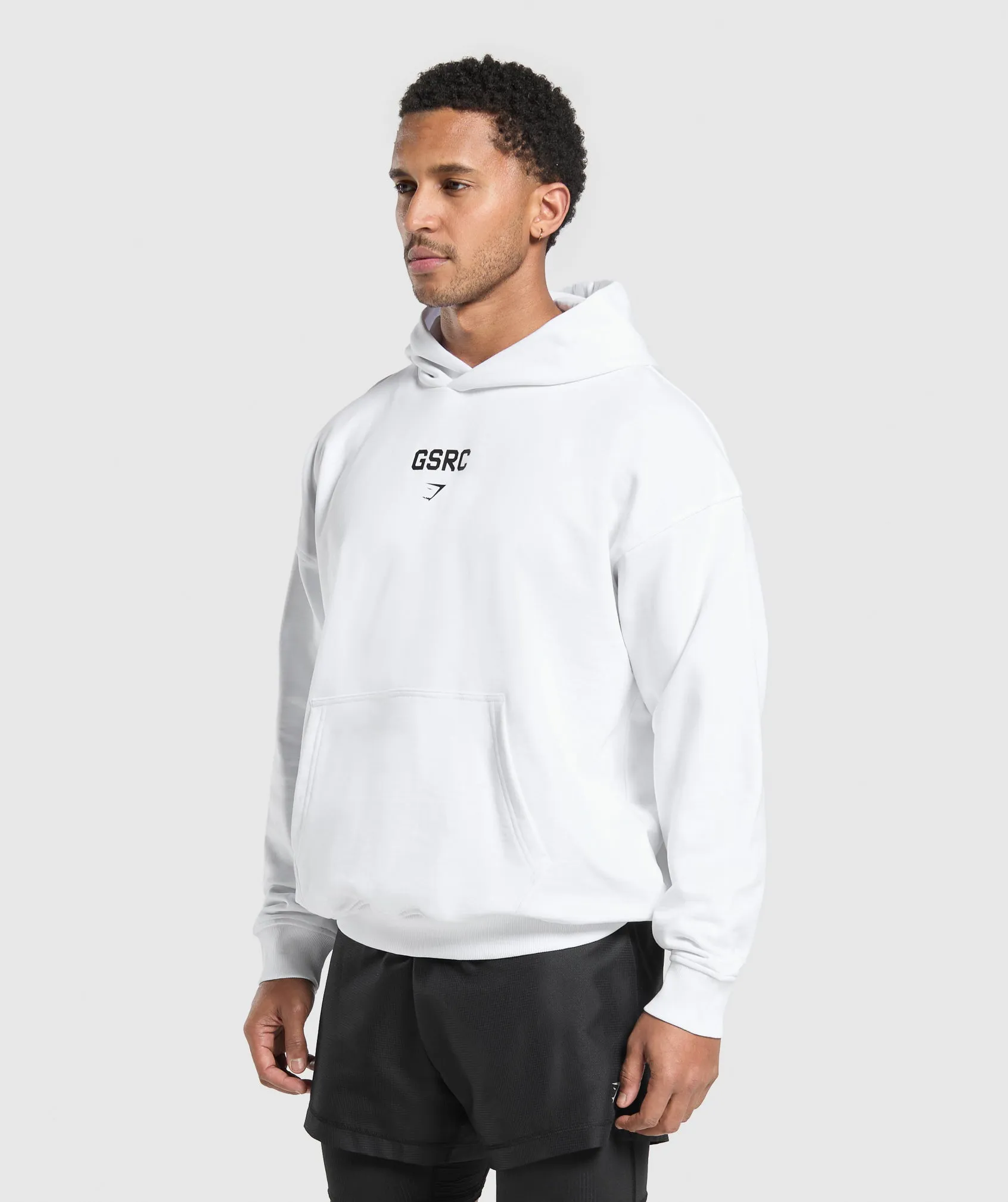 Gymshark GSRC Hoodie - White sold by Gymshark product image thumbnail 3