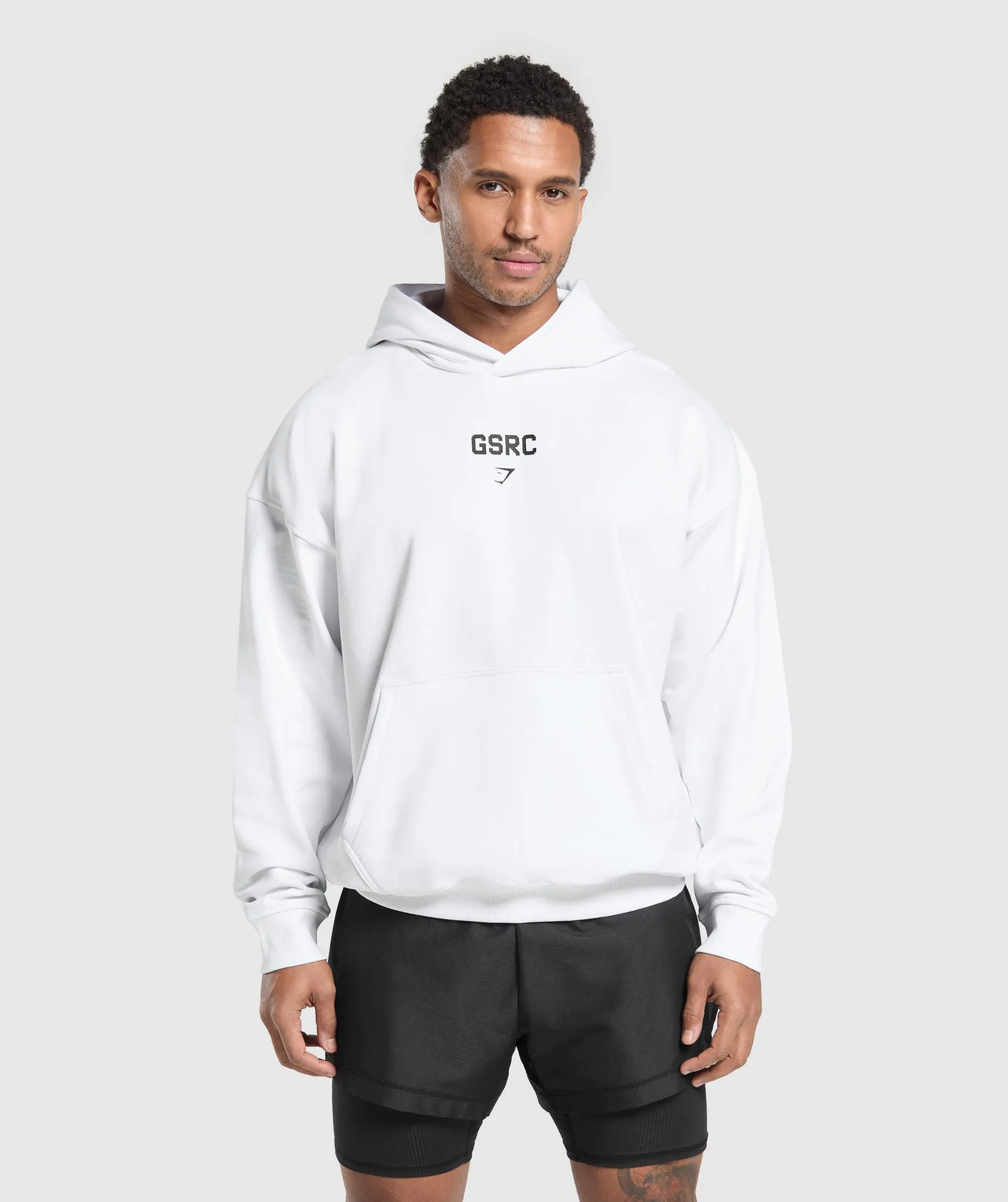 Gymshark GSRC Hoodie - White sold by Gymshark product image thumbnail 2
