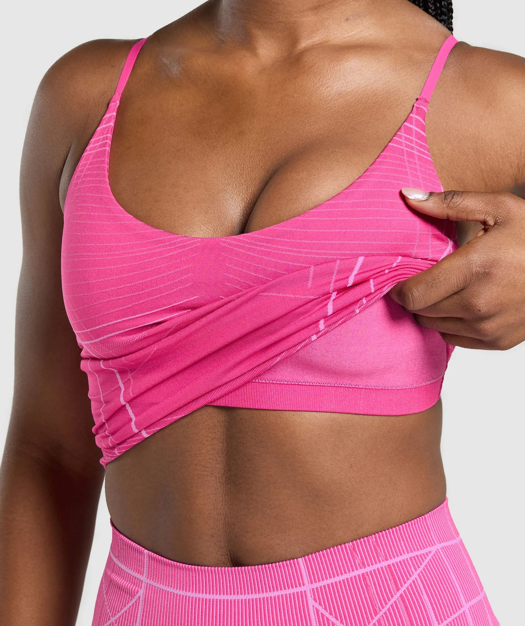 Gymshark Apex Seamless Midi Tank - Valley Pink/Sour Pink sold by Gymshark product image thumbnail 5
