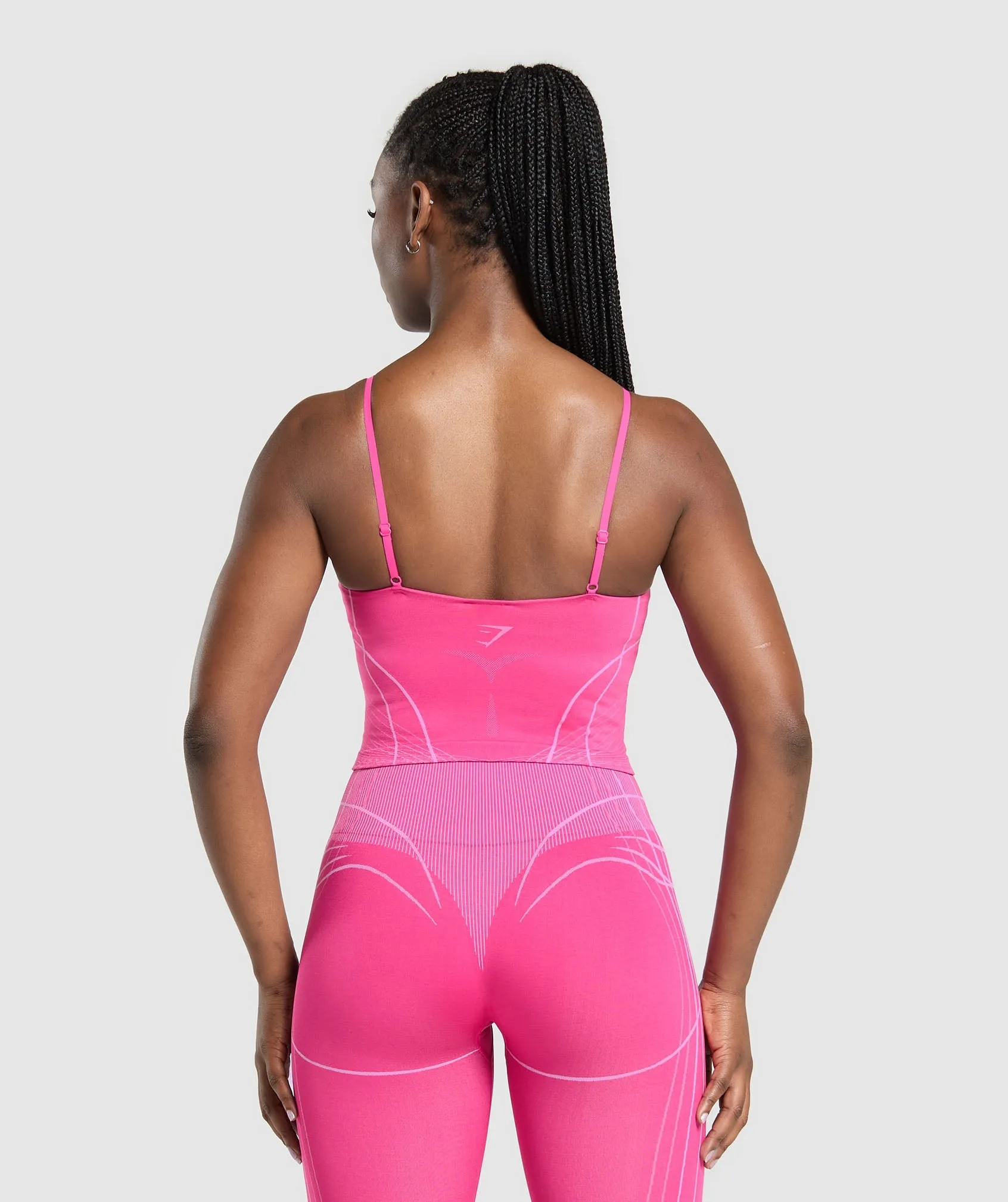 Gymshark Apex Seamless Midi Tank - Valley Pink/Sour Pink sold by Gymshark product image thumbnail 2