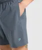 Gymshark Keep Showing Up 7" Shorts - Titanium Blue sold by Gymshark