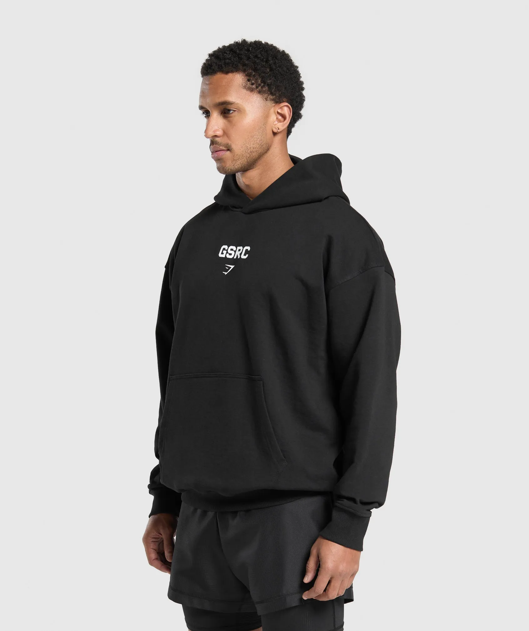 Gymshark GSRC Hoodie - Black sold by Gymshark product image thumbnail 3