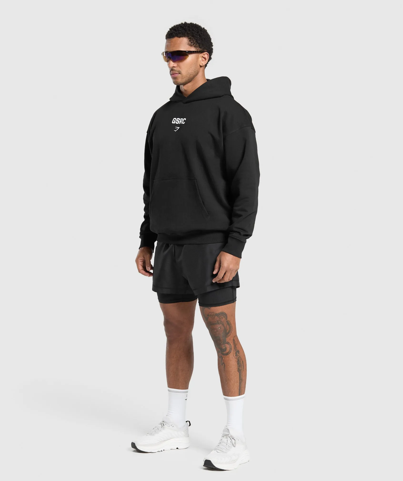 Gymshark GSRC Hoodie - Black sold by Gymshark product image thumbnail 4