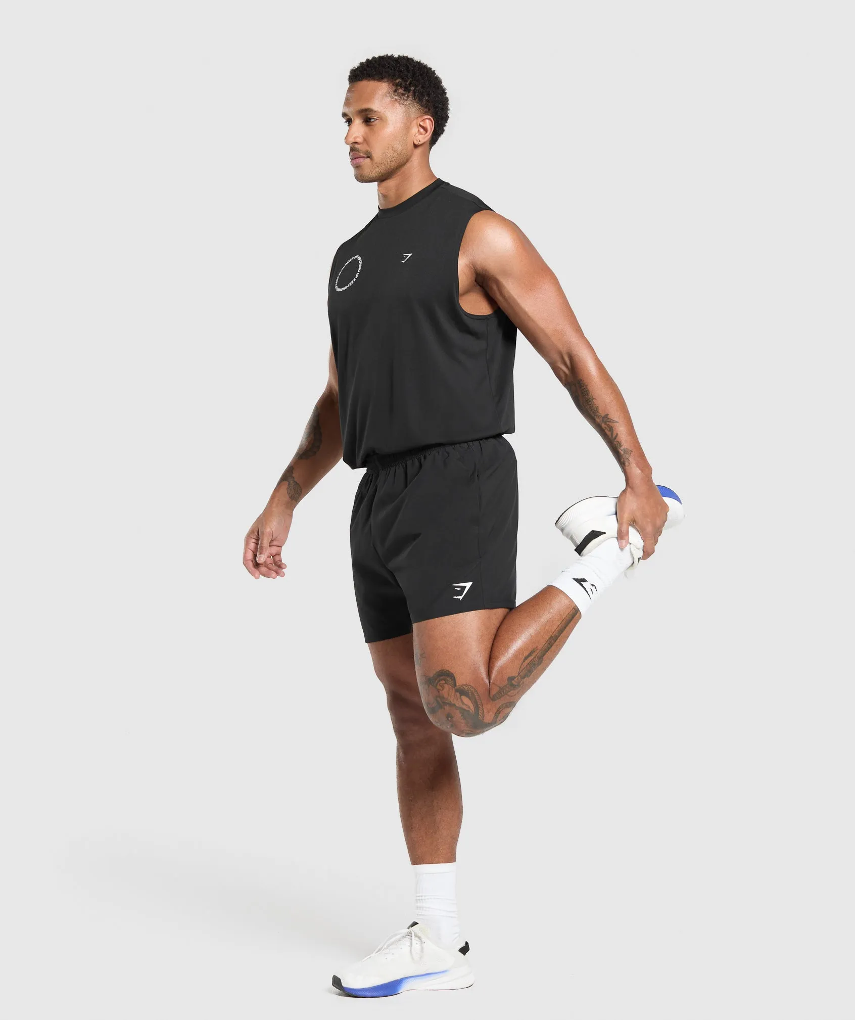 Gymshark Keep Showing Up Tank - Black sold by Gymshark product image thumbnail 4