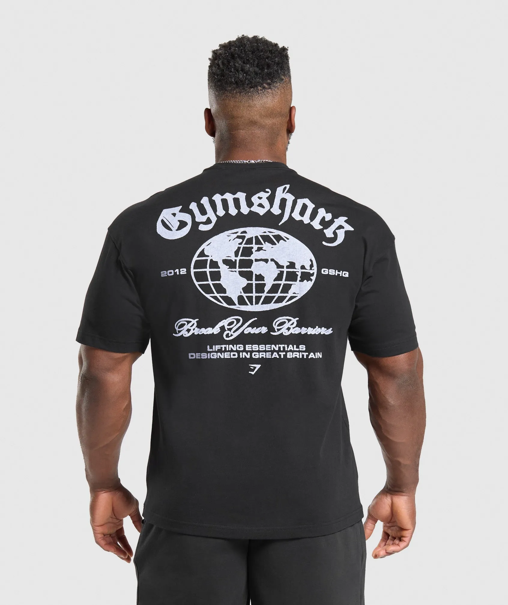 Gymshark Break Your Barriers T-Shirt - Black sold by Gymshark