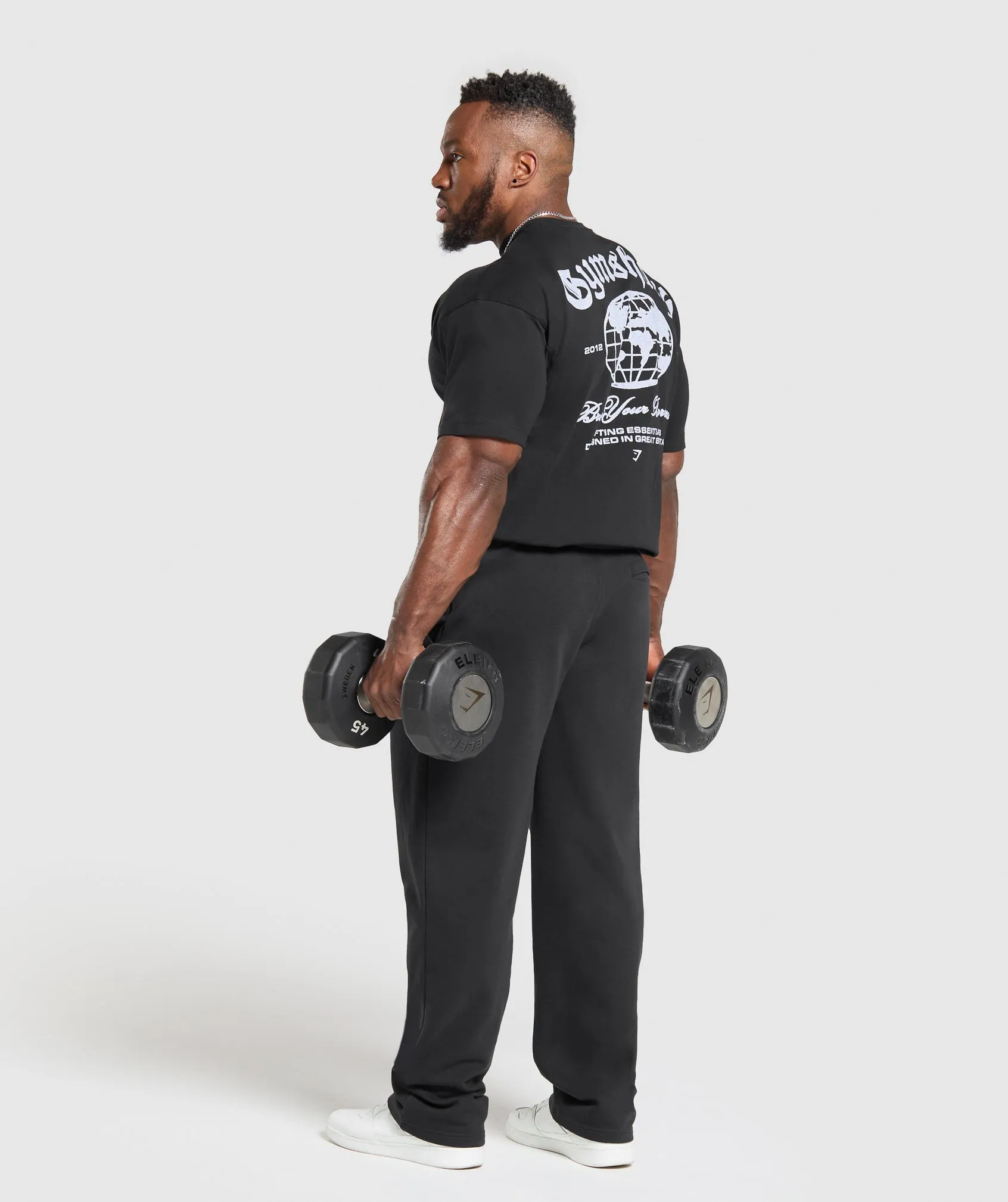 Gymshark Break Your Barriers T-Shirt - Black sold by Gymshark product image thumbnail 4