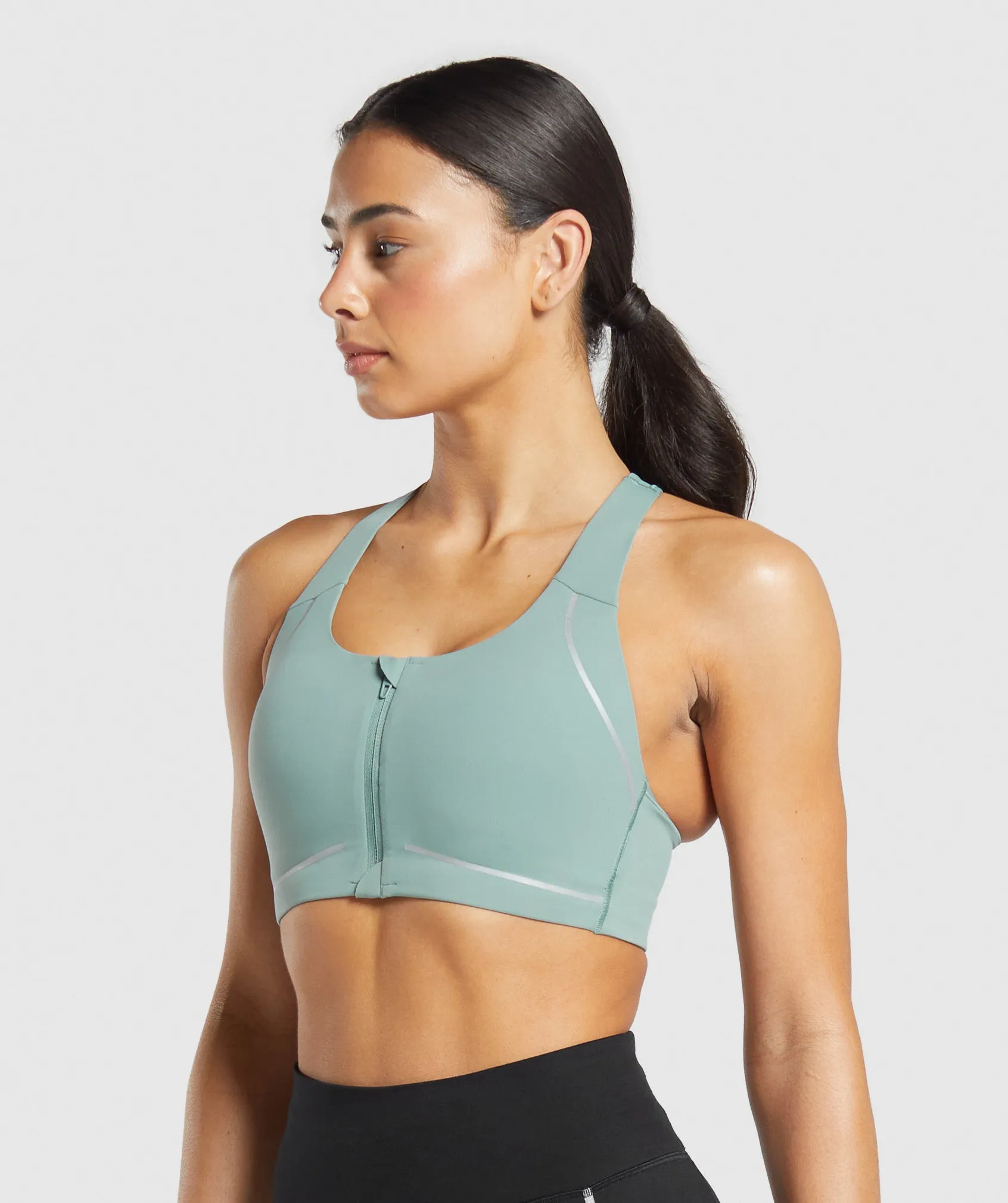 Gymshark Running Sports Bra - Celeste Blue sold by Gymshark product image thumbnail 3