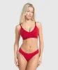Gymshark Seamless Dipped Front Thong - Carmine Red sold by Gymshark