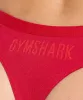Gymshark Seamless Dipped Front Thong - Carmine Red sold by Gymshark