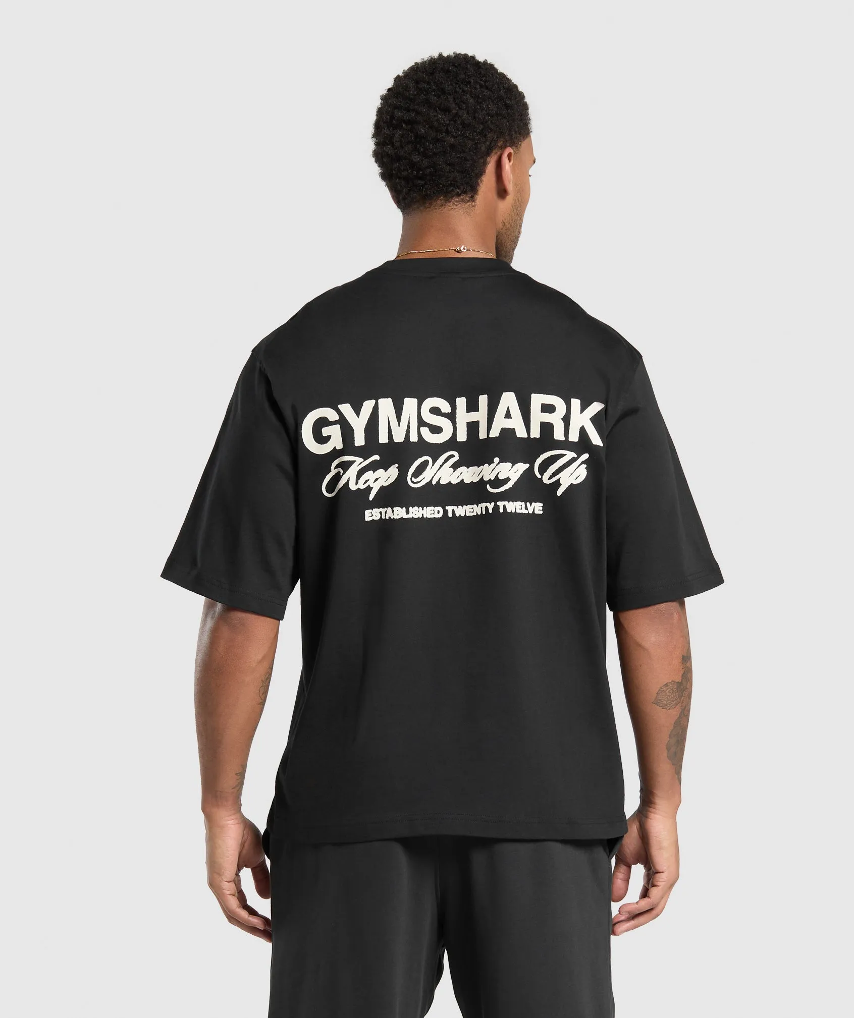 Gymshark EST 2012 T-Shirt - Black sold by Gymshark