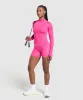 Gymshark Apex Seamless 1/4 Zip Pullover - Valley Pink/Sour Pink sold by Gymshark