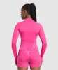 Gymshark Apex Seamless 1/4 Zip Pullover - Valley Pink/Sour Pink sold by Gymshark