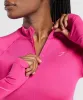 Gymshark Apex Seamless 1/4 Zip Pullover - Valley Pink/Sour Pink sold by Gymshark