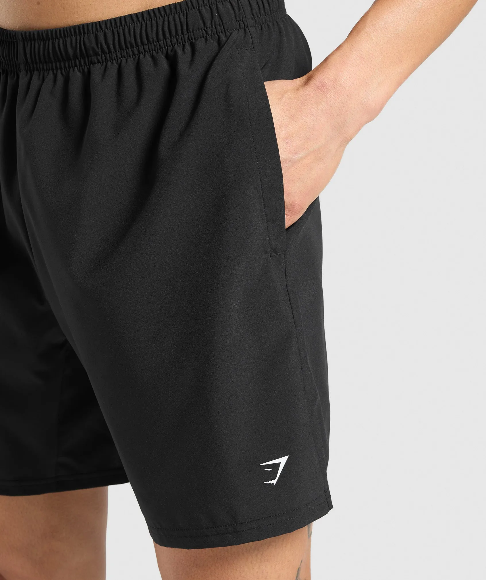Gymshark Keep Showing Up 7" Shorts - Black sold by Gymshark product image thumbnail 5