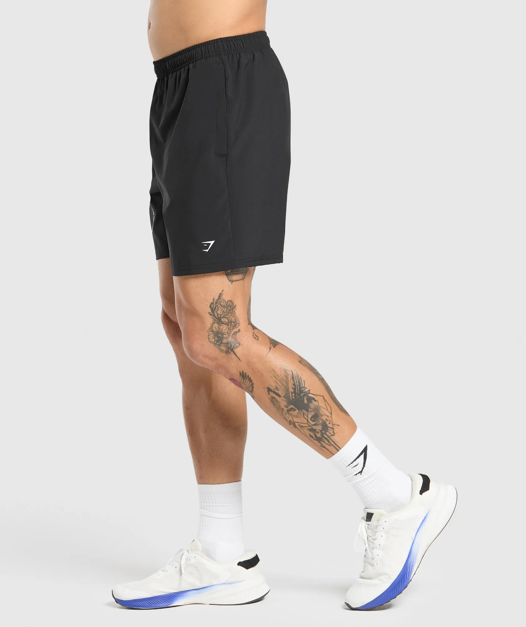 Gymshark Keep Showing Up 7" Shorts - Black sold by Gymshark product image thumbnail 3