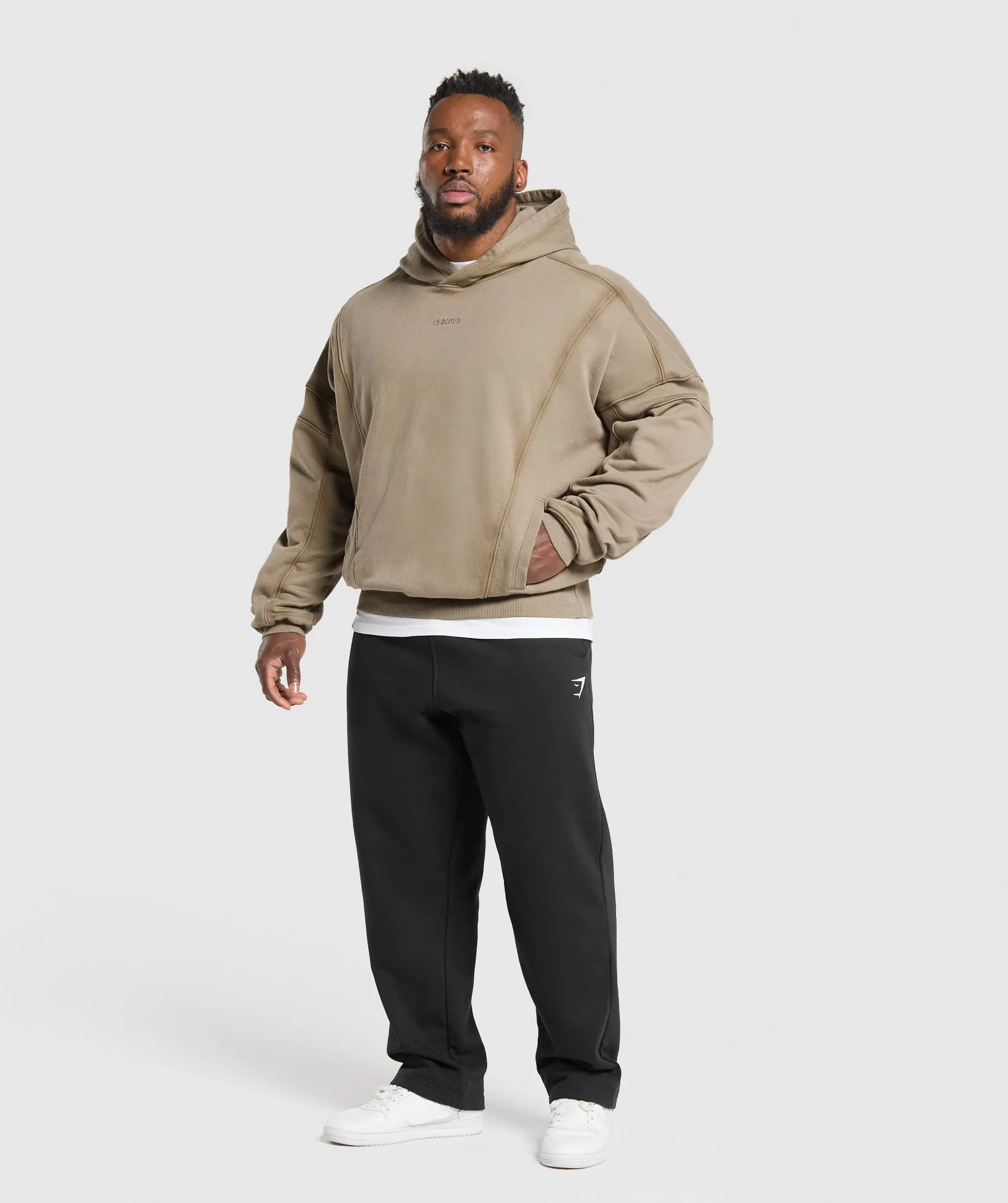Gymshark Heavyweight Hoodie - Lifestyle Brown sold by Gymshark product image thumbnail 4