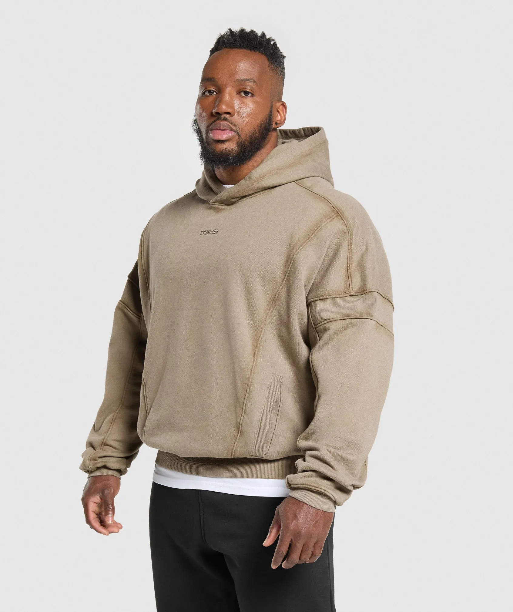 Gymshark Heavyweight Hoodie - Lifestyle Brown sold by Gymshark product image thumbnail 3