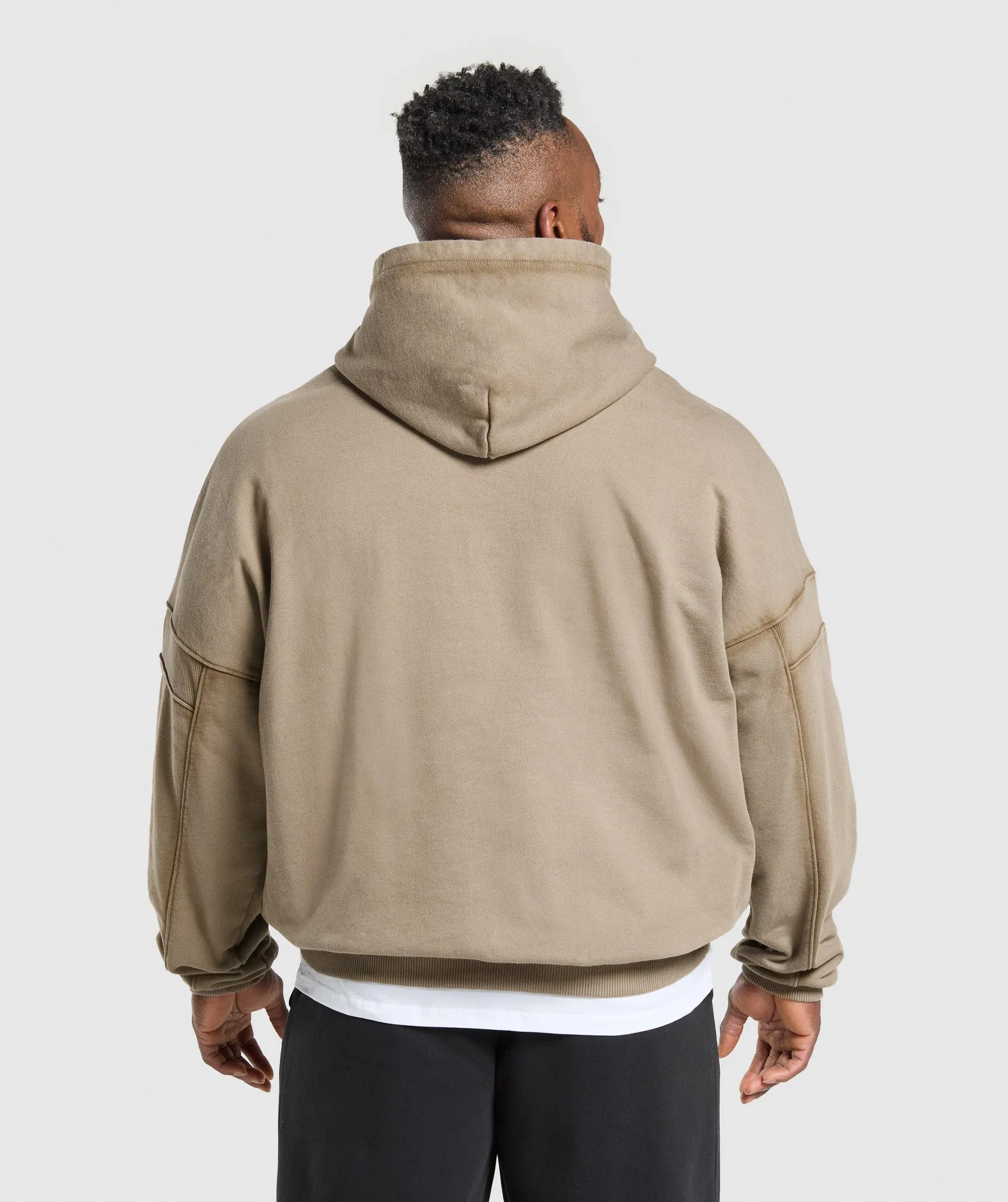 Gymshark Heavyweight Hoodie - Lifestyle Brown sold by Gymshark product image thumbnail 2