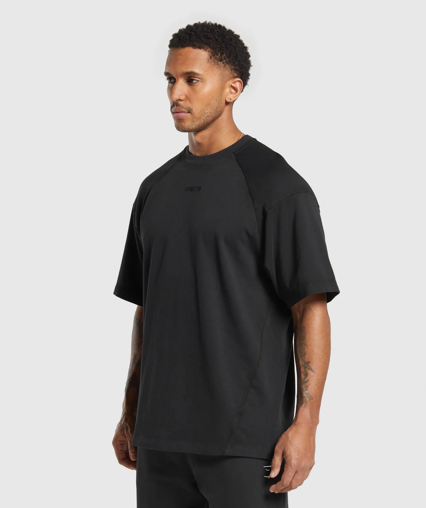Gymshark Heavyweight T-Shirt - Black sold by Gymshark product image thumbnail 3