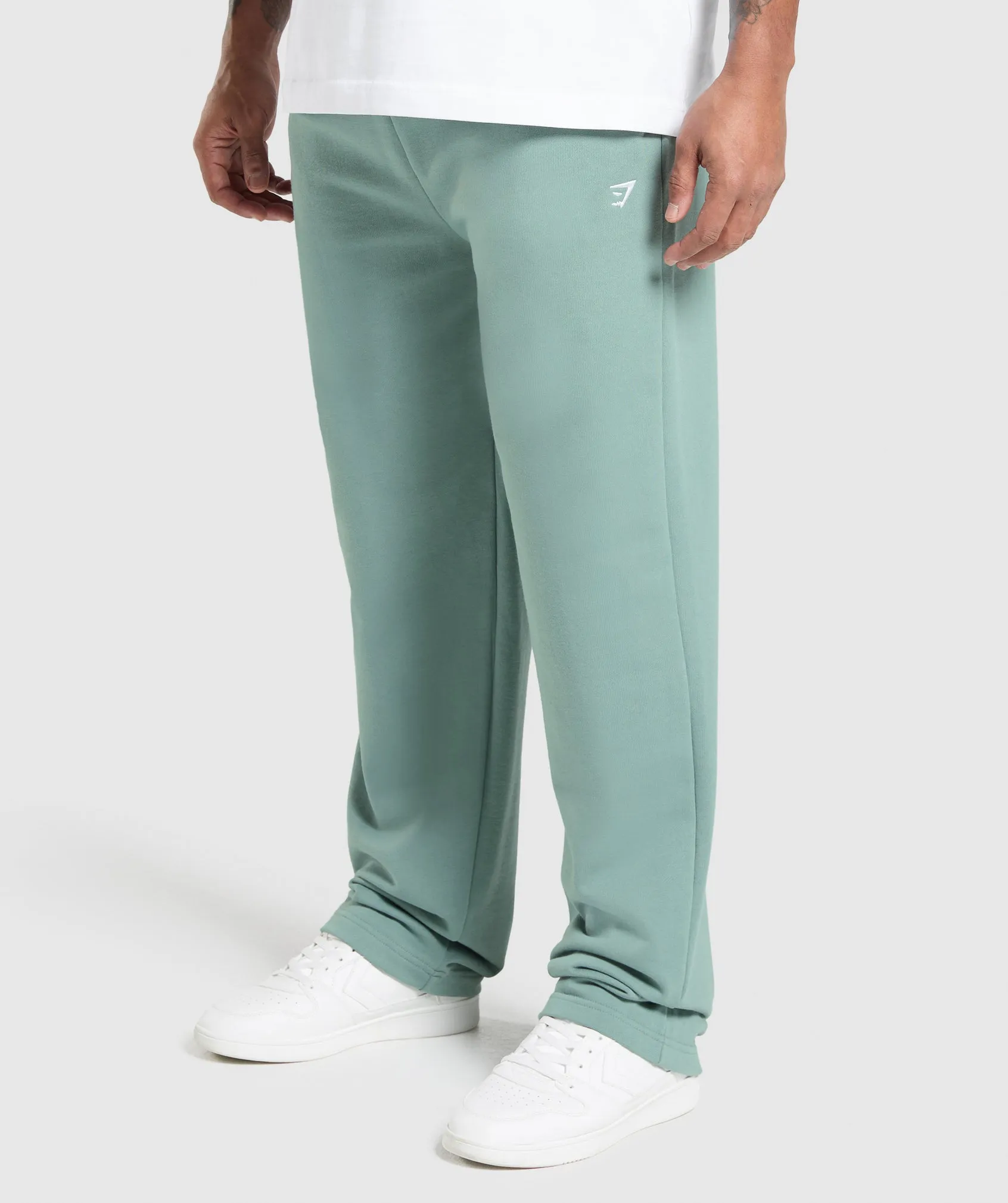 Gymshark Rest Day Essentials Straight Leg Joggers - Celeste Blue sold by Gymshark product image thumbnail 3