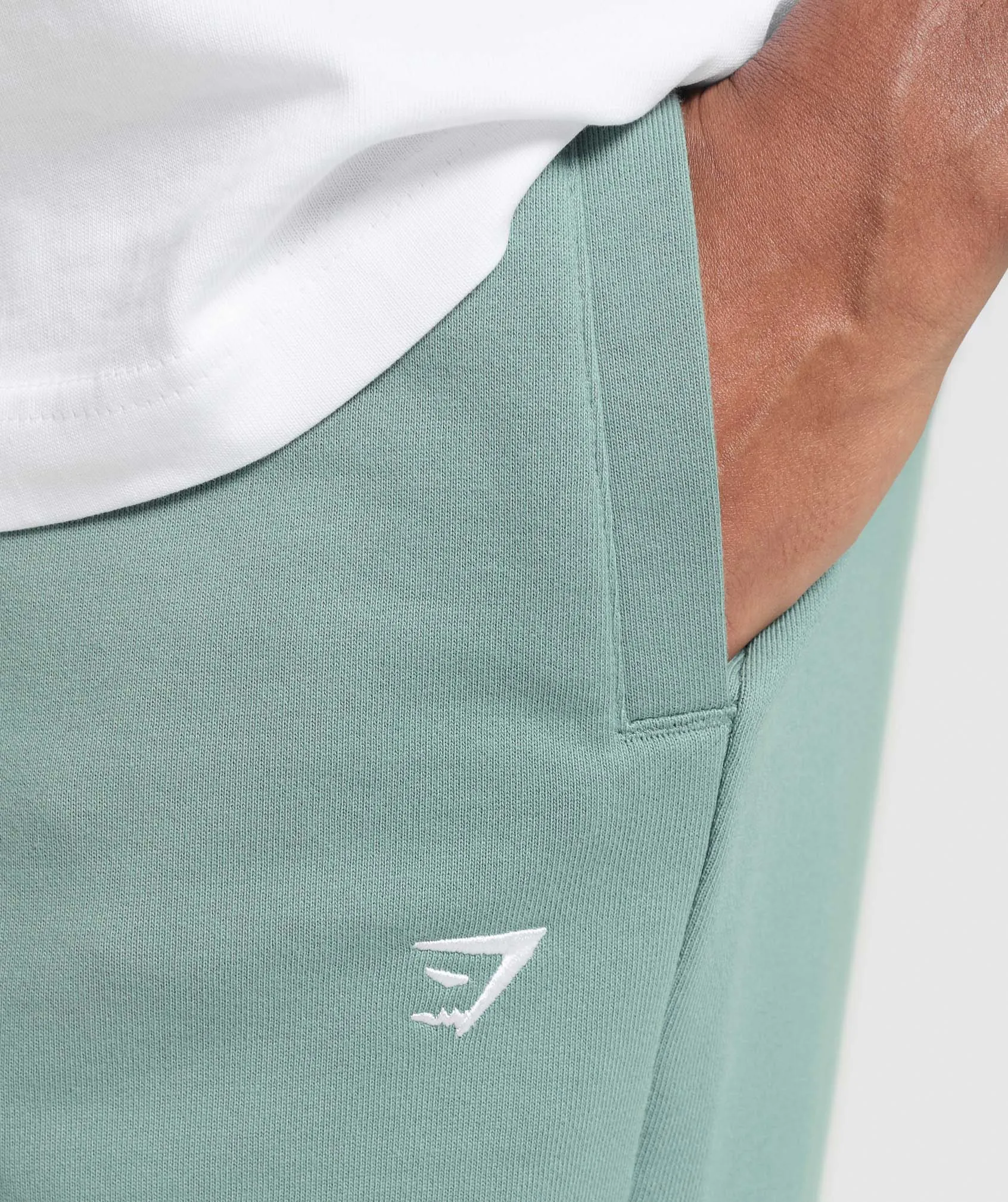 Gymshark Rest Day Essentials Straight Leg Joggers - Celeste Blue sold by Gymshark product image thumbnail 5