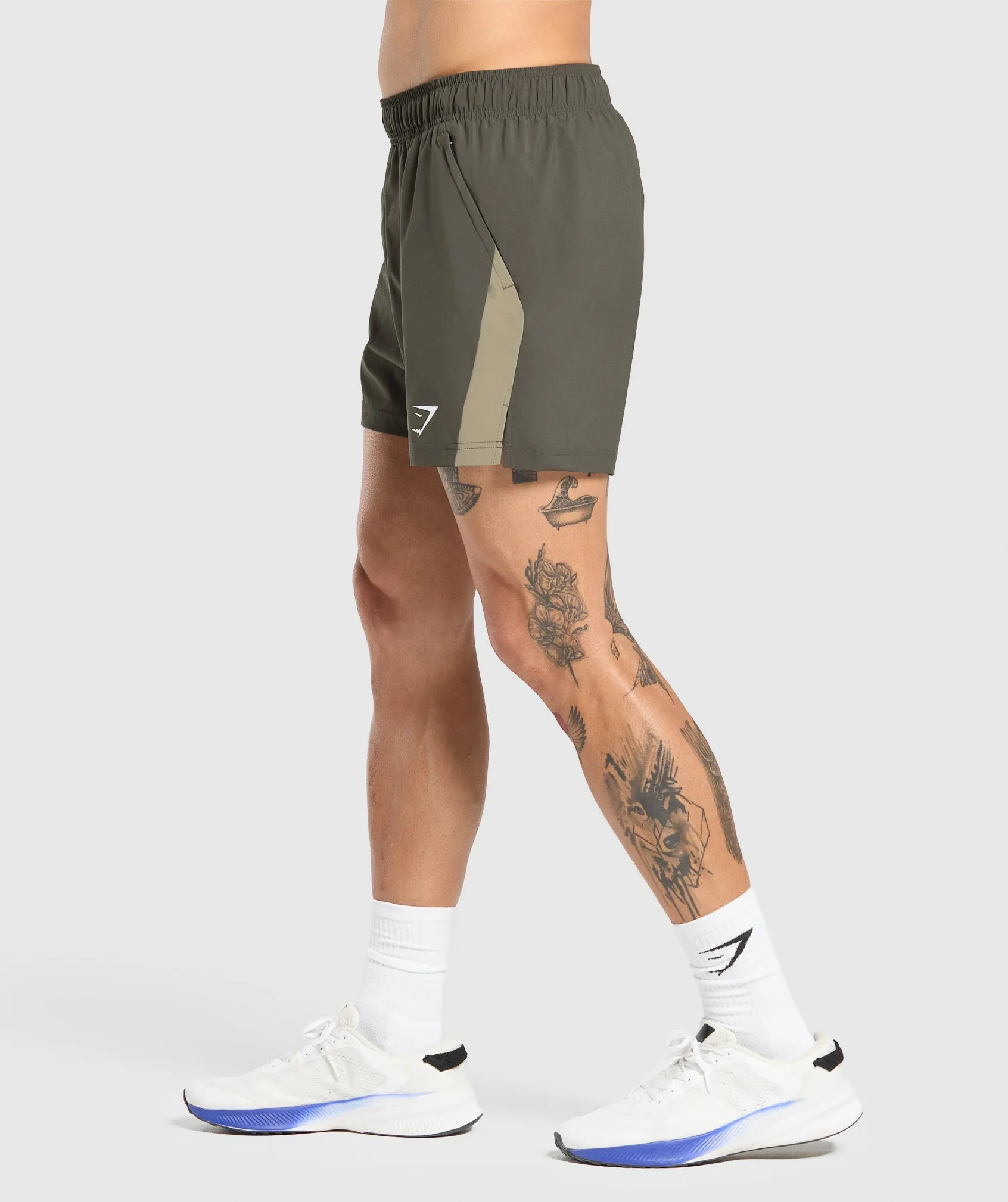 Gymshark Sport 5" Shorts - Strength Green/Utility Green sold by Gymshark
