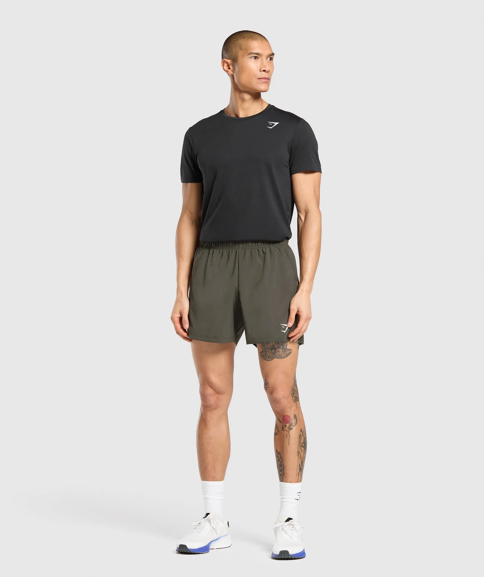 Gymshark Sport 5" Shorts - Strength Green/Utility Green sold by Gymshark product image thumbnail 5