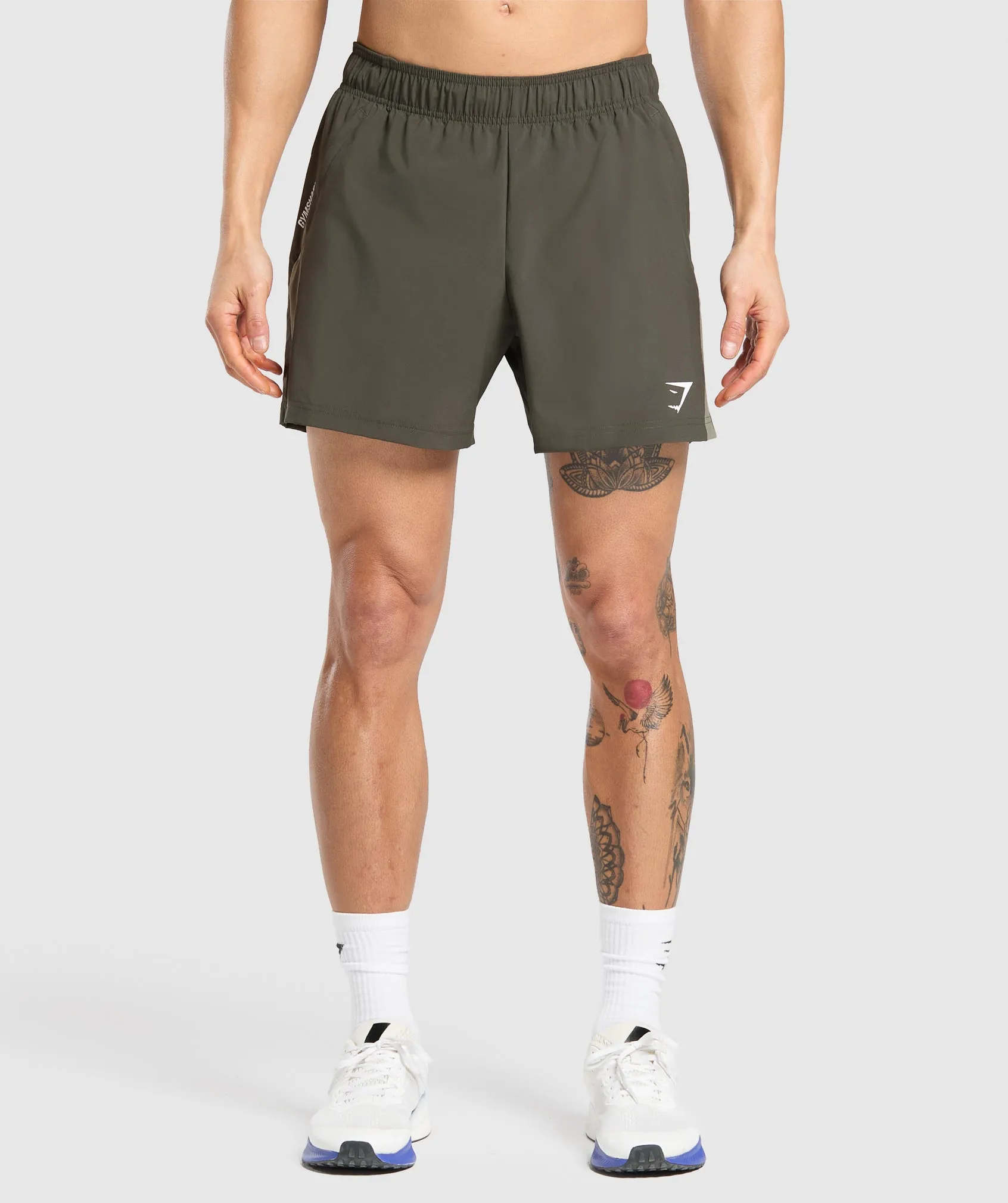 Gymshark Sport 5" Shorts - Strength Green/Utility Green sold by Gymshark product image thumbnail 2