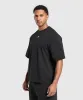 Gymshark Rest Day Essentials Boxy T-Shirt - Black sold by Gymshark