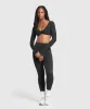 Gymshark Twist Front Long Sleeve Top - Black sold by Gymshark