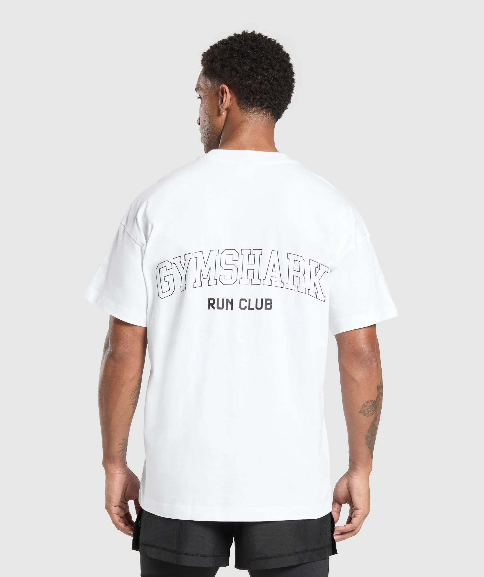 Gymshark GSRC T-Shirt - White sold by Gymshark