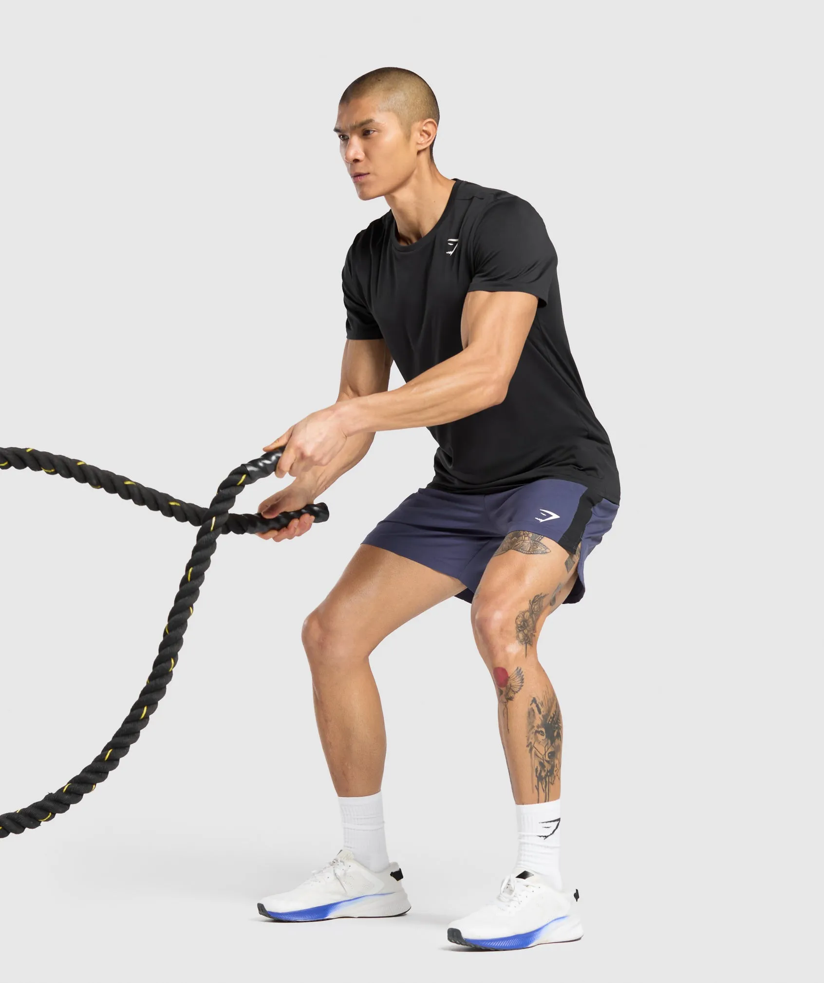 Gymshark Sport  7" Shorts - Weighted Purple/Black sold by Gymshark product image thumbnail 4