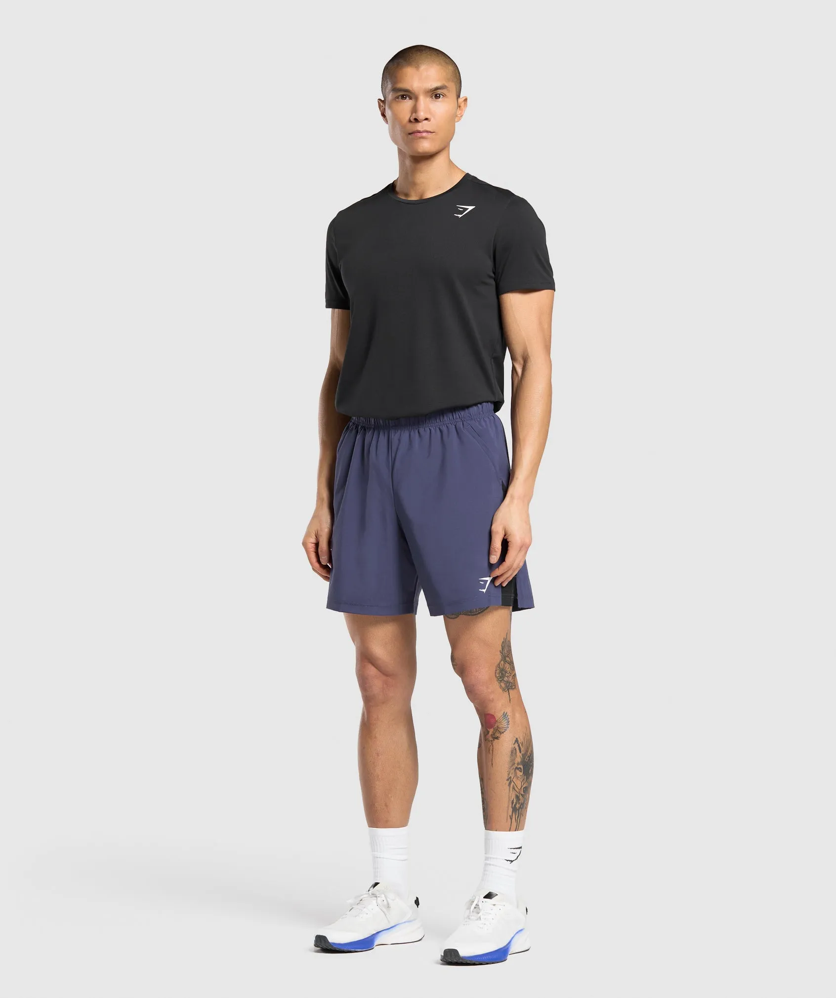 Gymshark Sport  7" Shorts - Weighted Purple/Black sold by Gymshark product image thumbnail 5