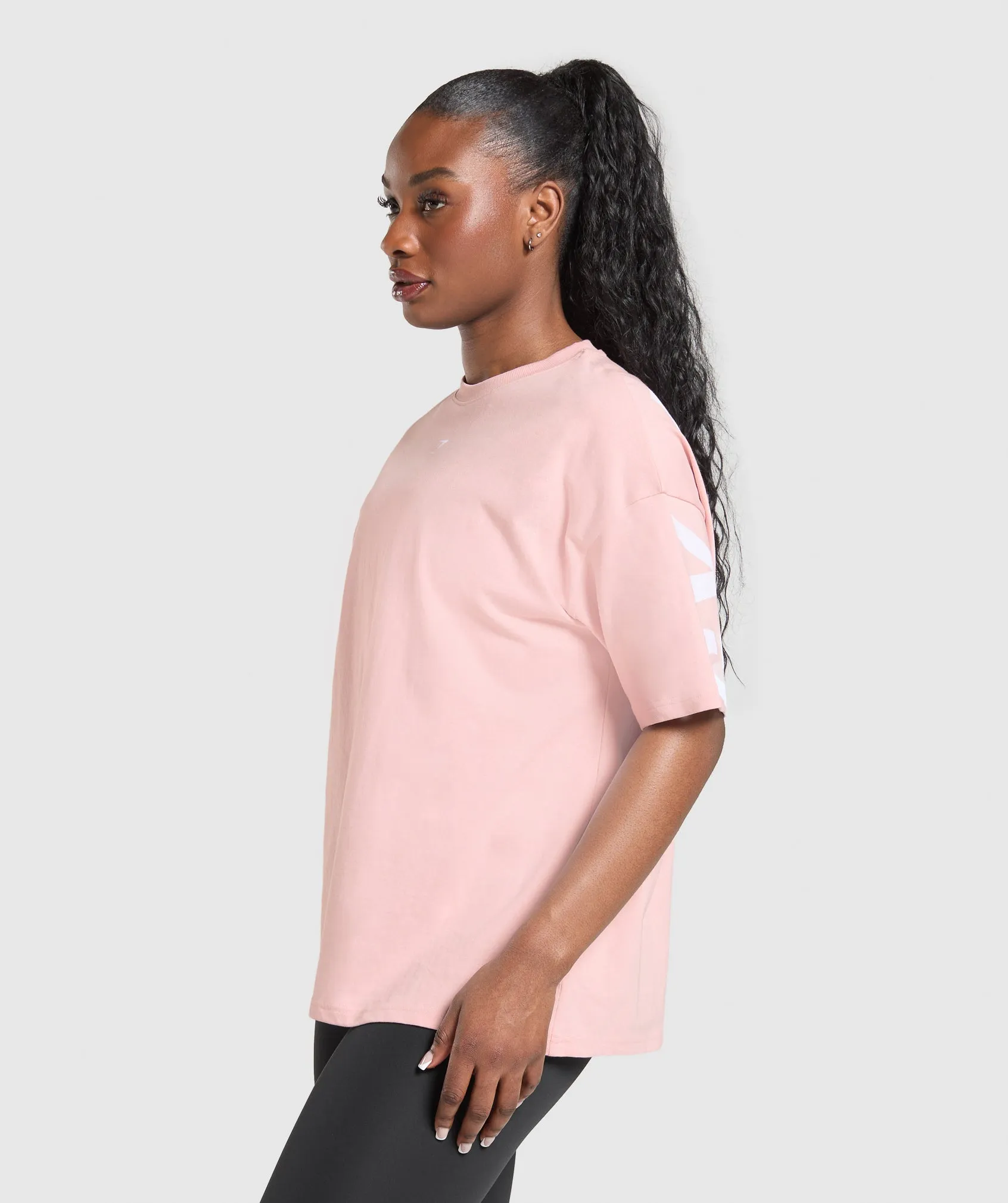 Gymshark Wordmark Graphic T-Shirt - Lift Pink sold by Gymshark product image thumbnail 4