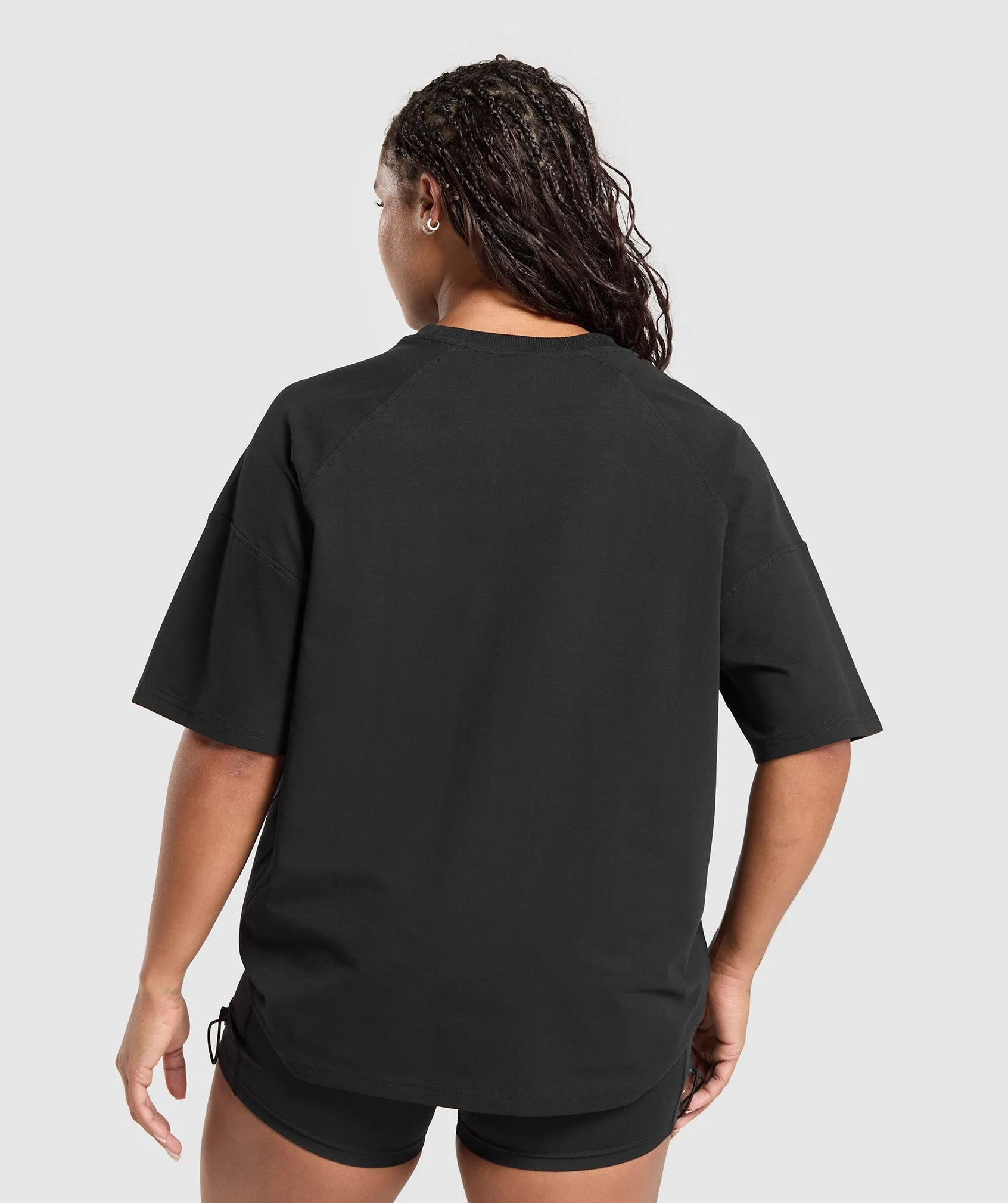Gymshark Legacy Logo Oversized T-Shirt - Black sold by Gymshark product image thumbnail 2