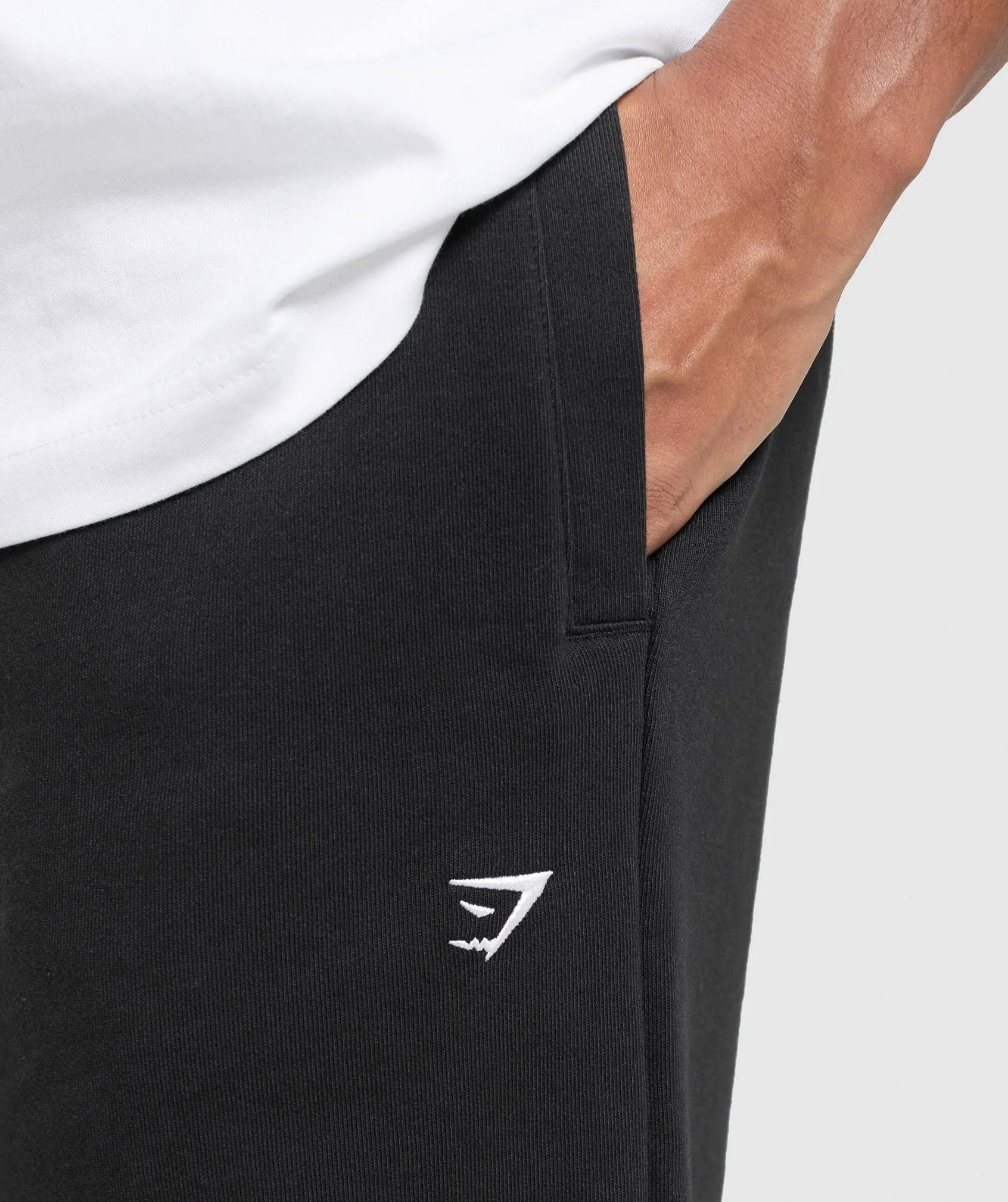 Gymshark Rest Day Essentials Straight Leg Joggers - Black sold by Gymshark product image thumbnail 5