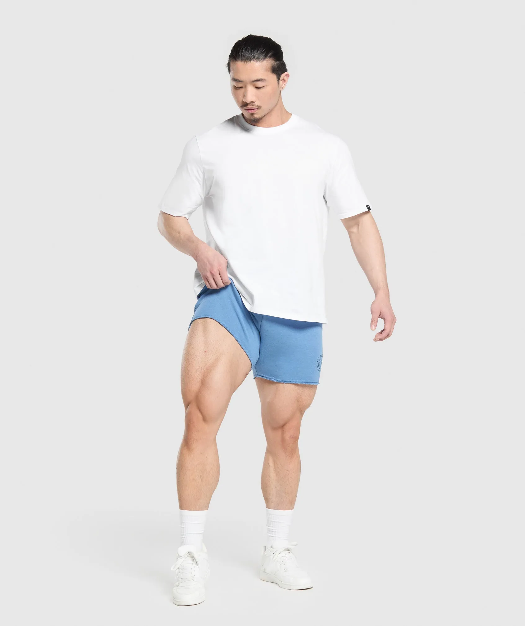 Gymshark Legacy Shorts - Classic Blue sold by Gymshark product image thumbnail 4